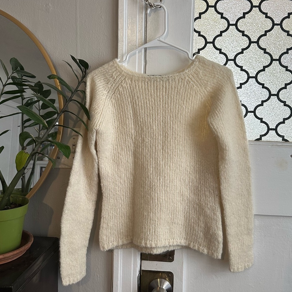 Massimo Rebecchi Cream Knit Sweater